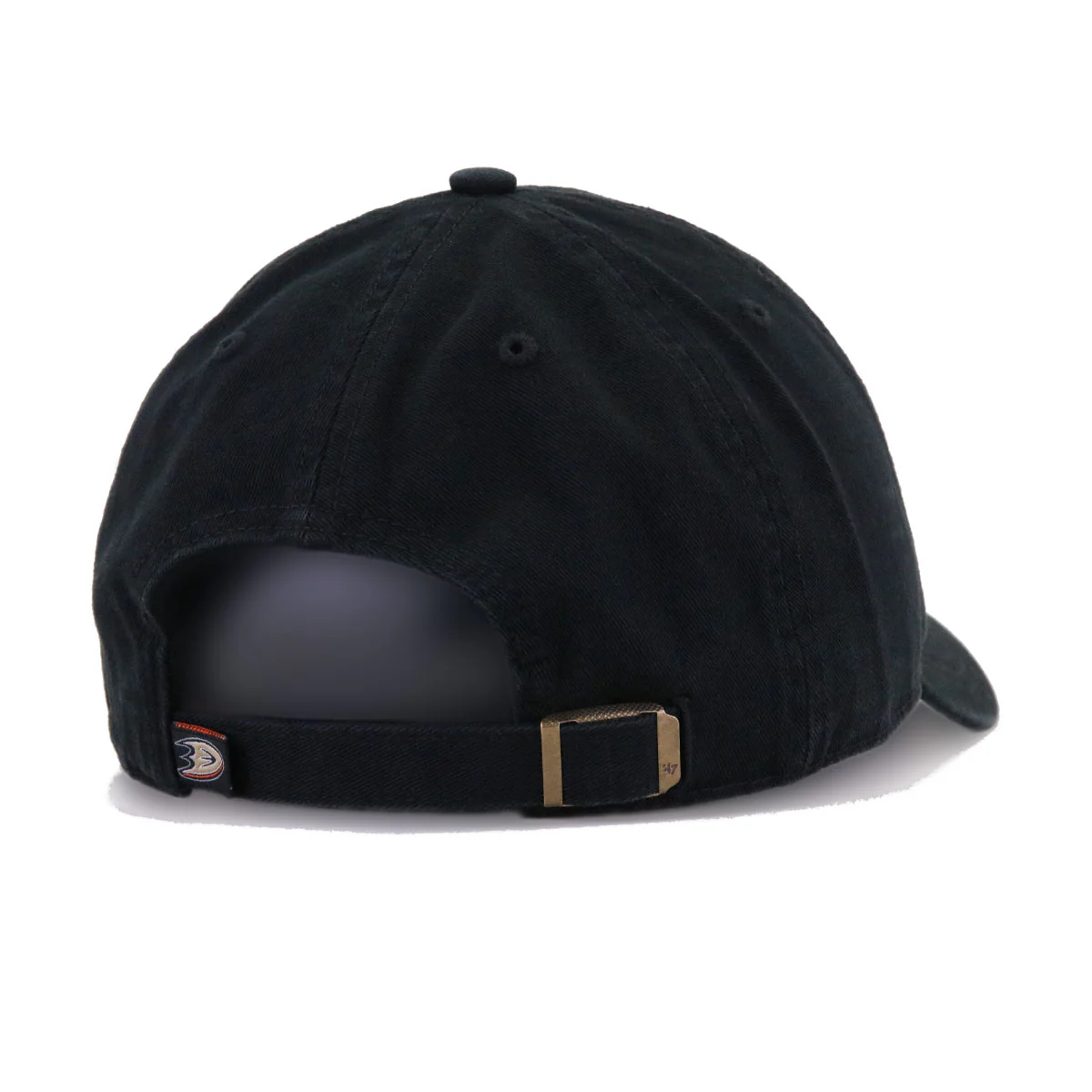Anaheim Ducks Black 47 Brand Clean Up Dad Hat - Image 4