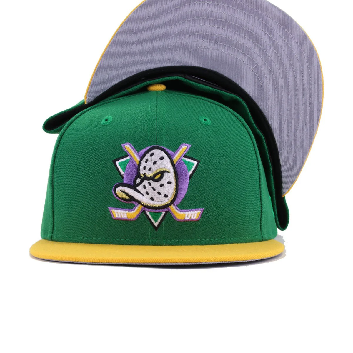 Anaheim Ducks Kelly Green A Gold New Era 59Fifty Fitted - Image 4