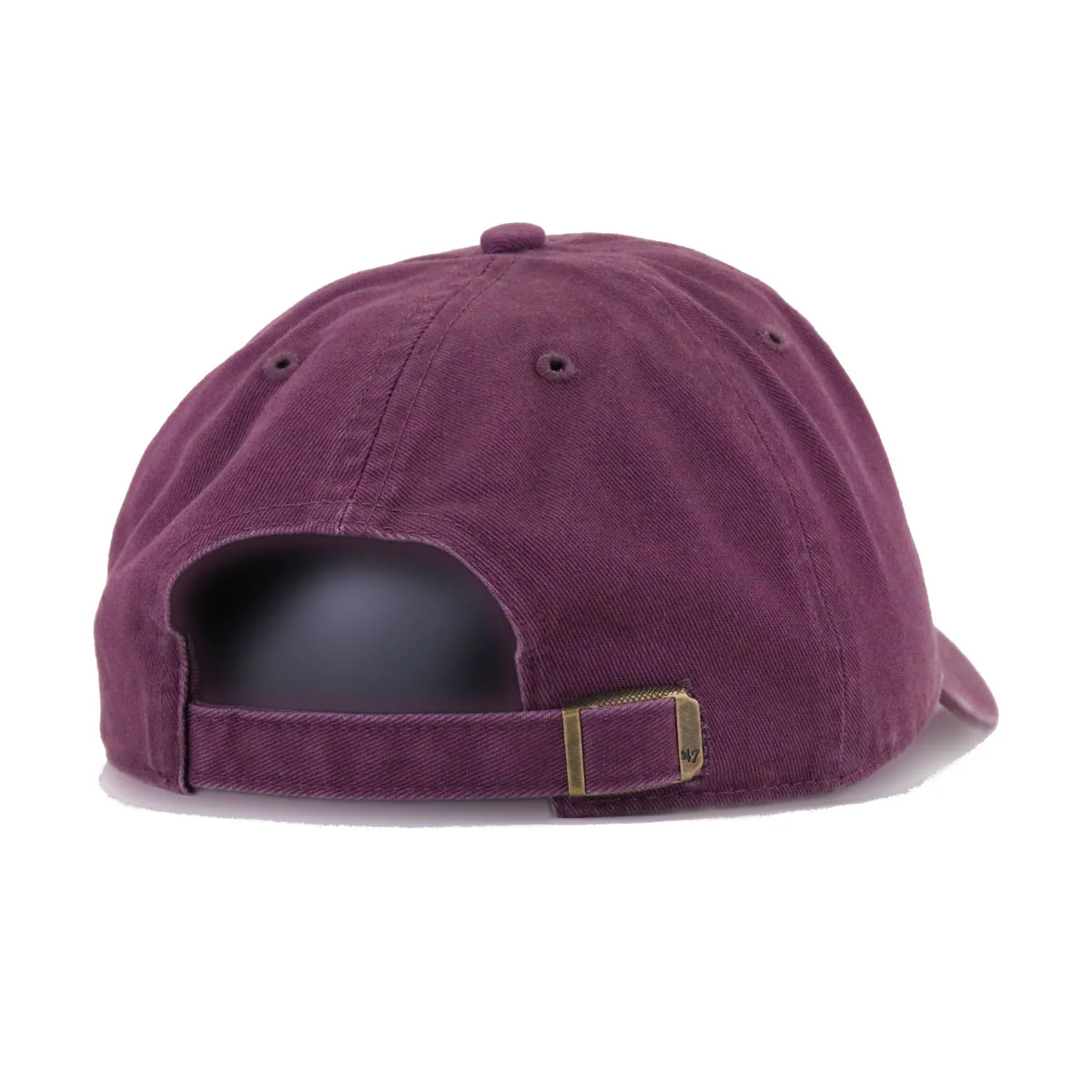 Anaheim Ducks Plum 47 Brand Clean Up Dad Hat - Image 4