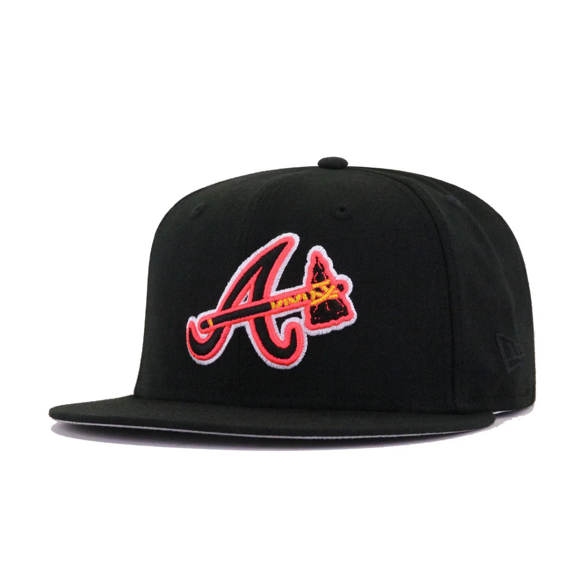 Atlanta Braves Black Sunset Orange 2000 All Star Game New Era 59Fifty Fitted