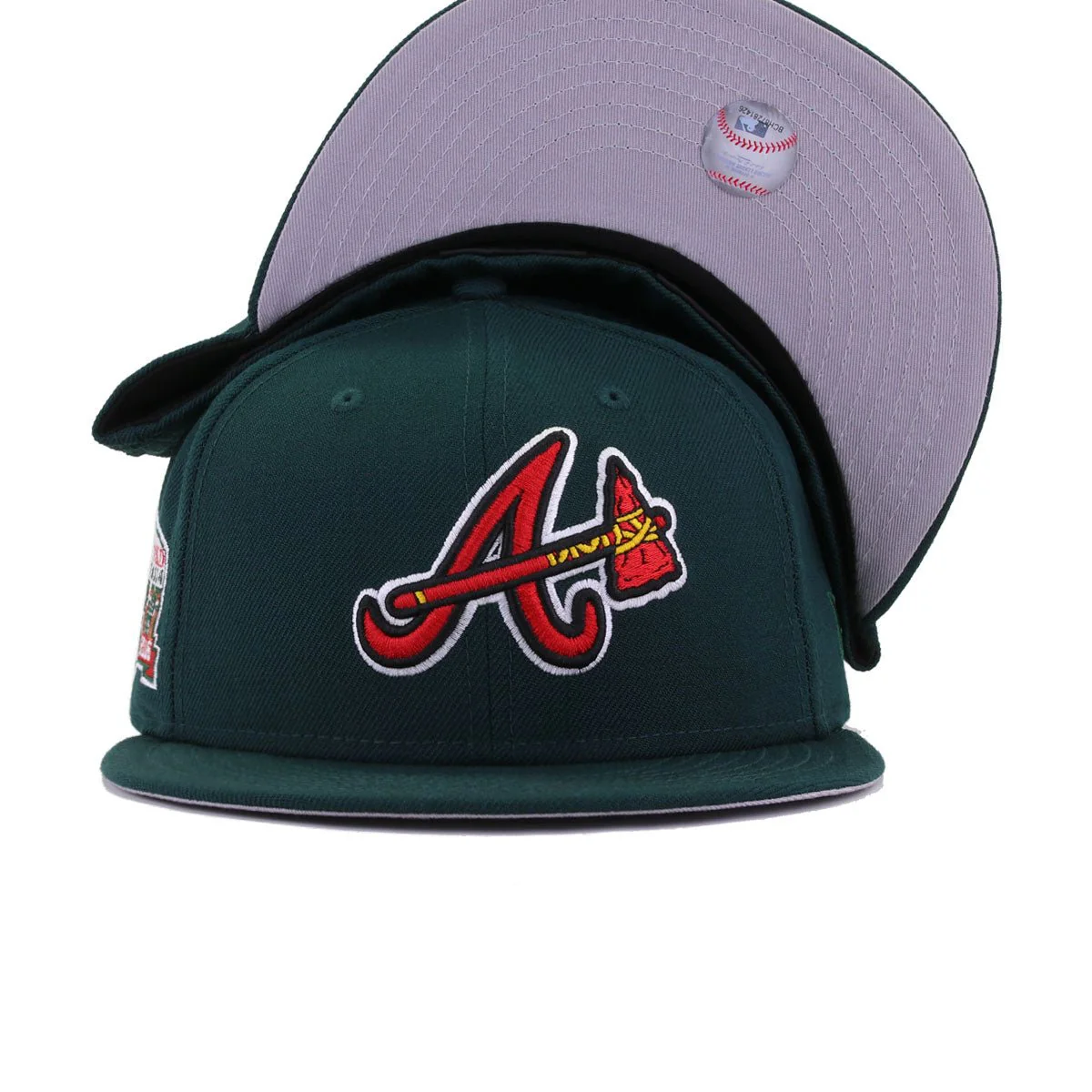 Atlanta Braves Dark Green Turner Field Final Season New Era 59Fifty Fitted - Image 5