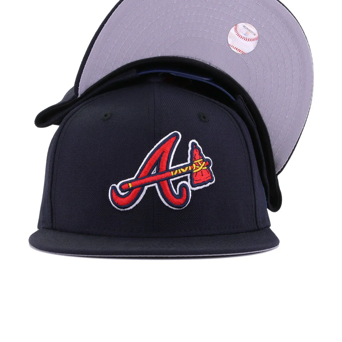 Atlanta Braves Navy New Era 9Fifty Snapback - Image 5