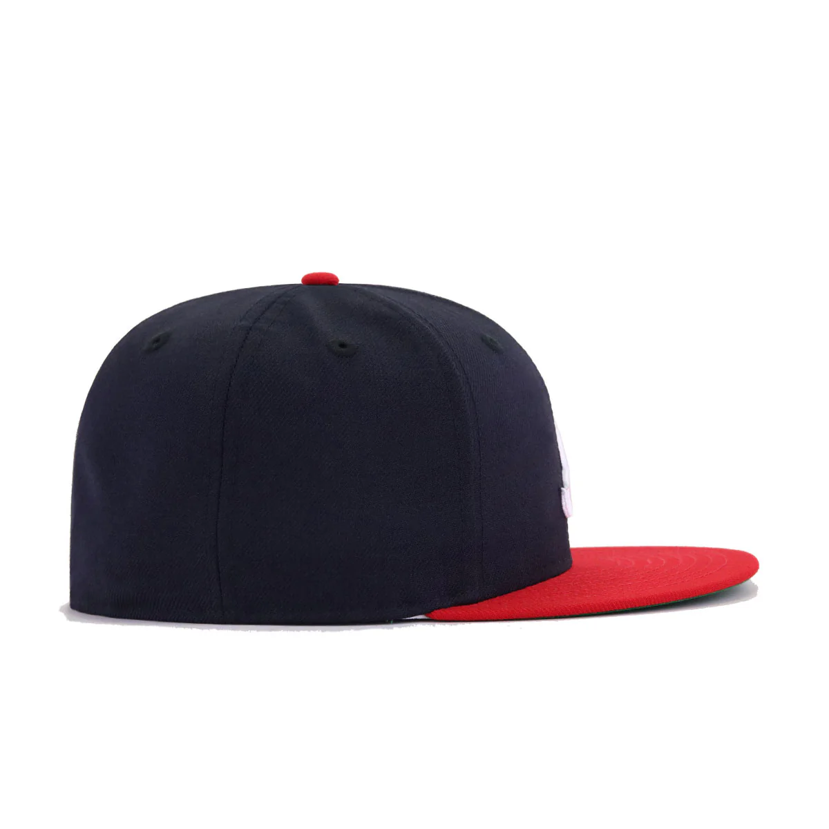 Atlanta Braves Navy Scarlet 1992 World Series Cooperstown Green Bottom New Era 59Fifty Fitted - Image 3
