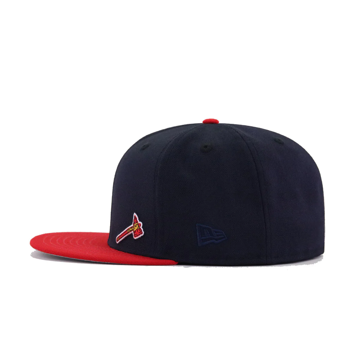 Atlanta Braves Navy Scarlet Flawless Tomahawk New Era 59Fifty Fitted - Image 3