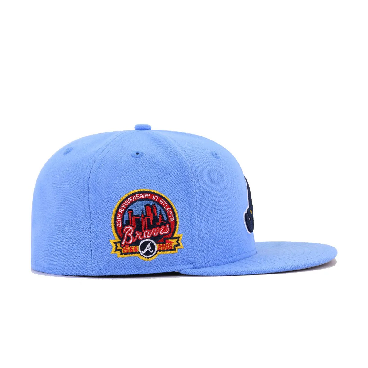 Atlanta Braves Steel Blue 40th Anniversary New Era 59Fifty Fitted - Image 2