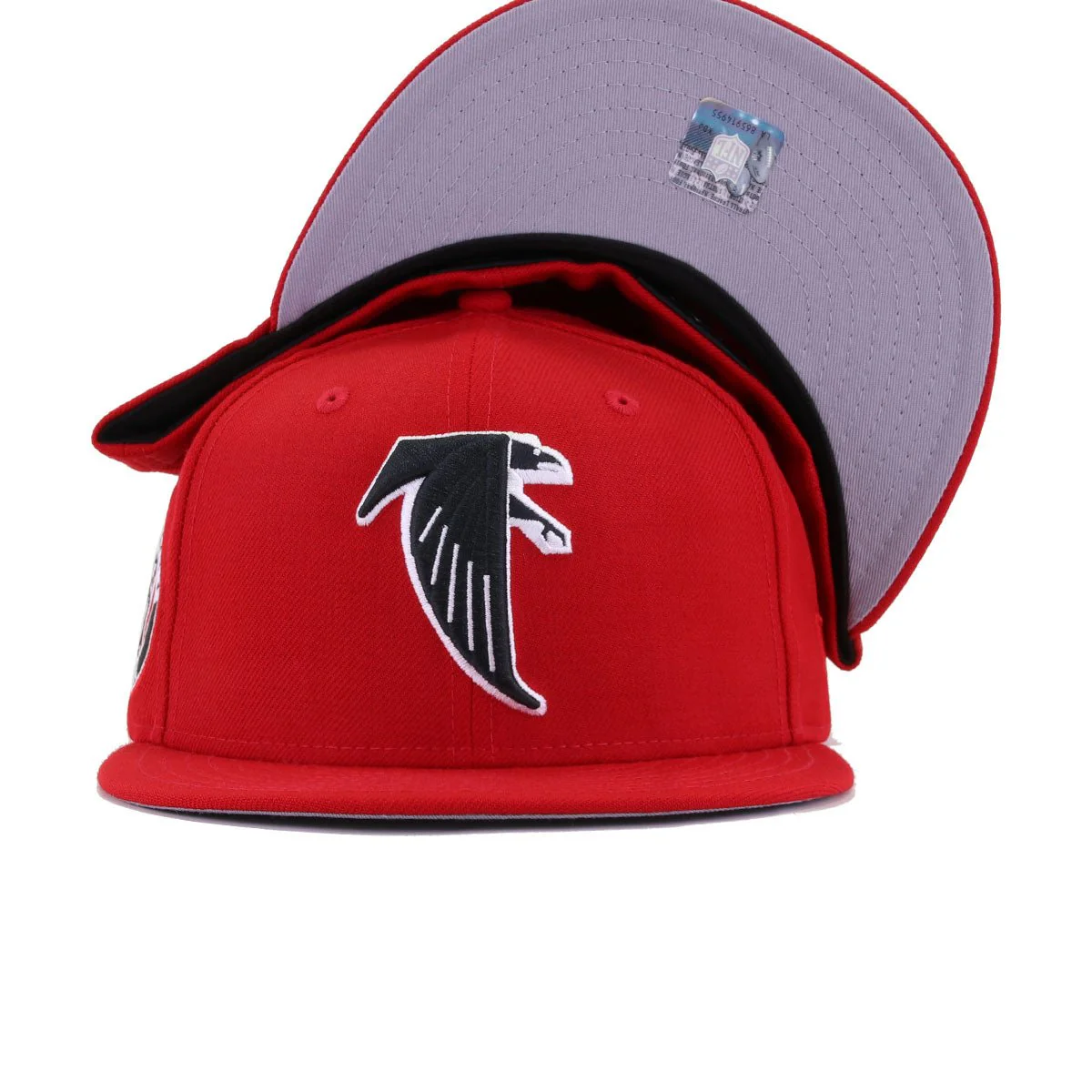 Atlanta Falcons Scarlet 25th Anniversary New Era 59Fifty Fitted - Image 5