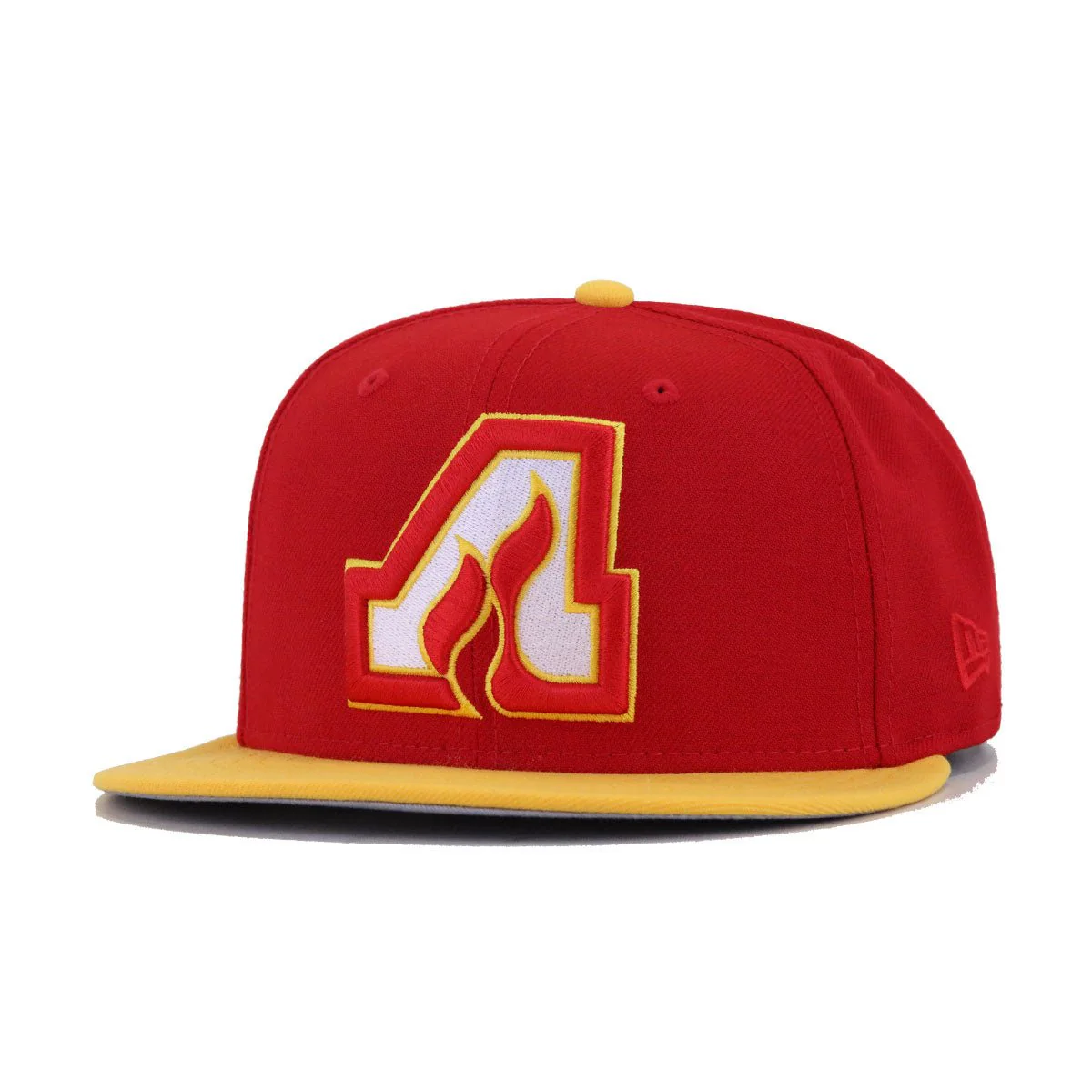 Atlanta Flames Scarlet A Gold New Era 59Fifty Fitted