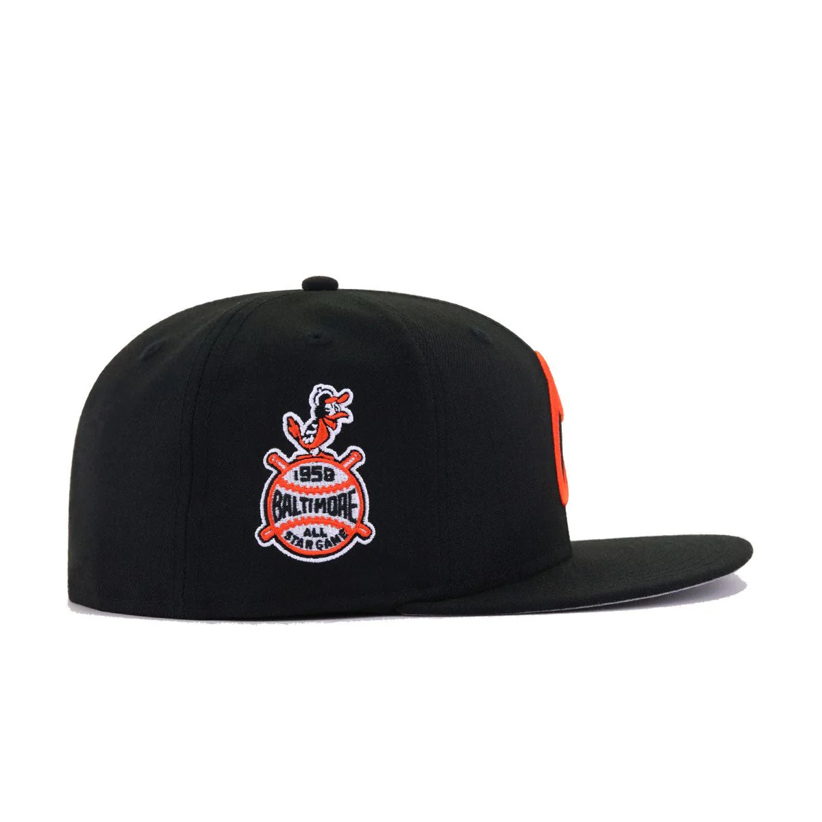 Baltimore Orioles Black 1958 All Star Game New Era 59Fifty Fitted - Image 2