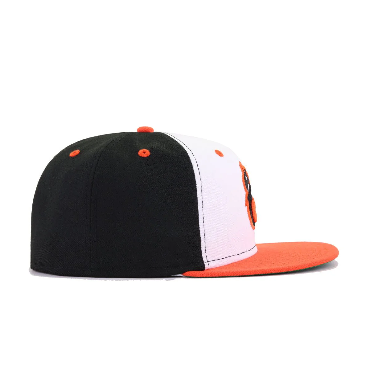 Baltimore Orioles White Black Orange 1983 World Series Cooperstown Green Bottom New Era 59Fifty Fitted - Image 3