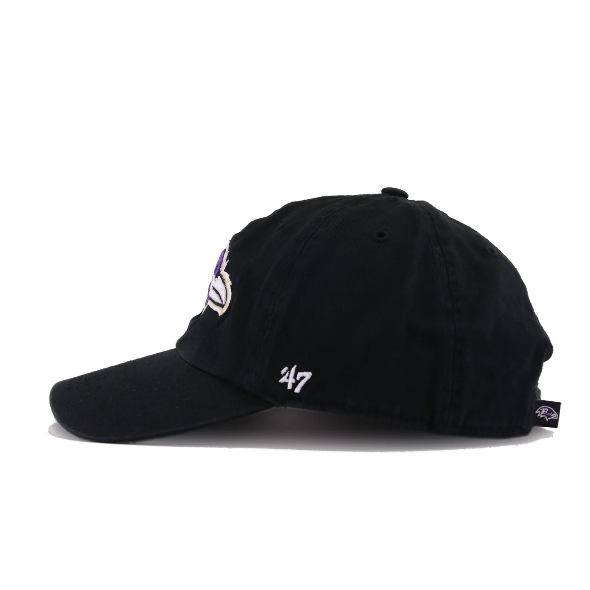 Baltimore Ravens Black 47 Brand Clean Up Dad Hat - Image 2
