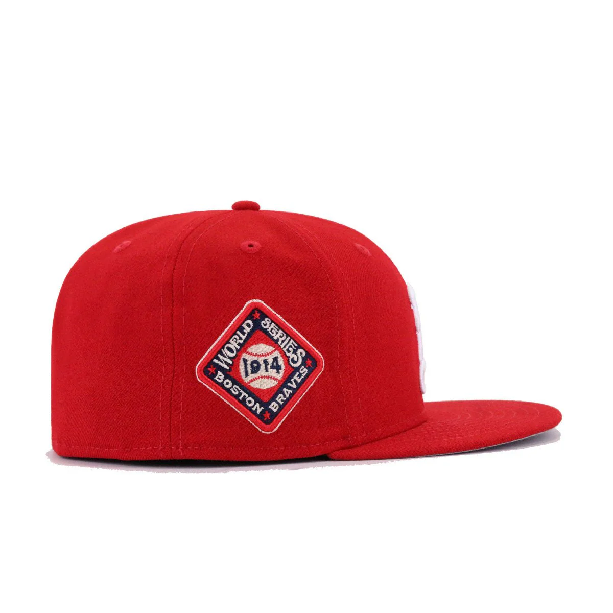 Boston Braves Scarlet 1914 World Series New Era 59Fifty Fitted - Image 2