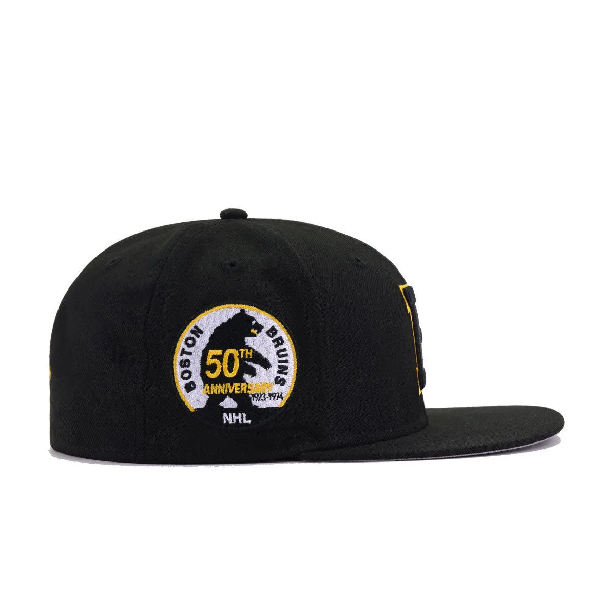 Boston Bruins Black 50th Anniversary New Era 59Fifty Fitted - Image 2