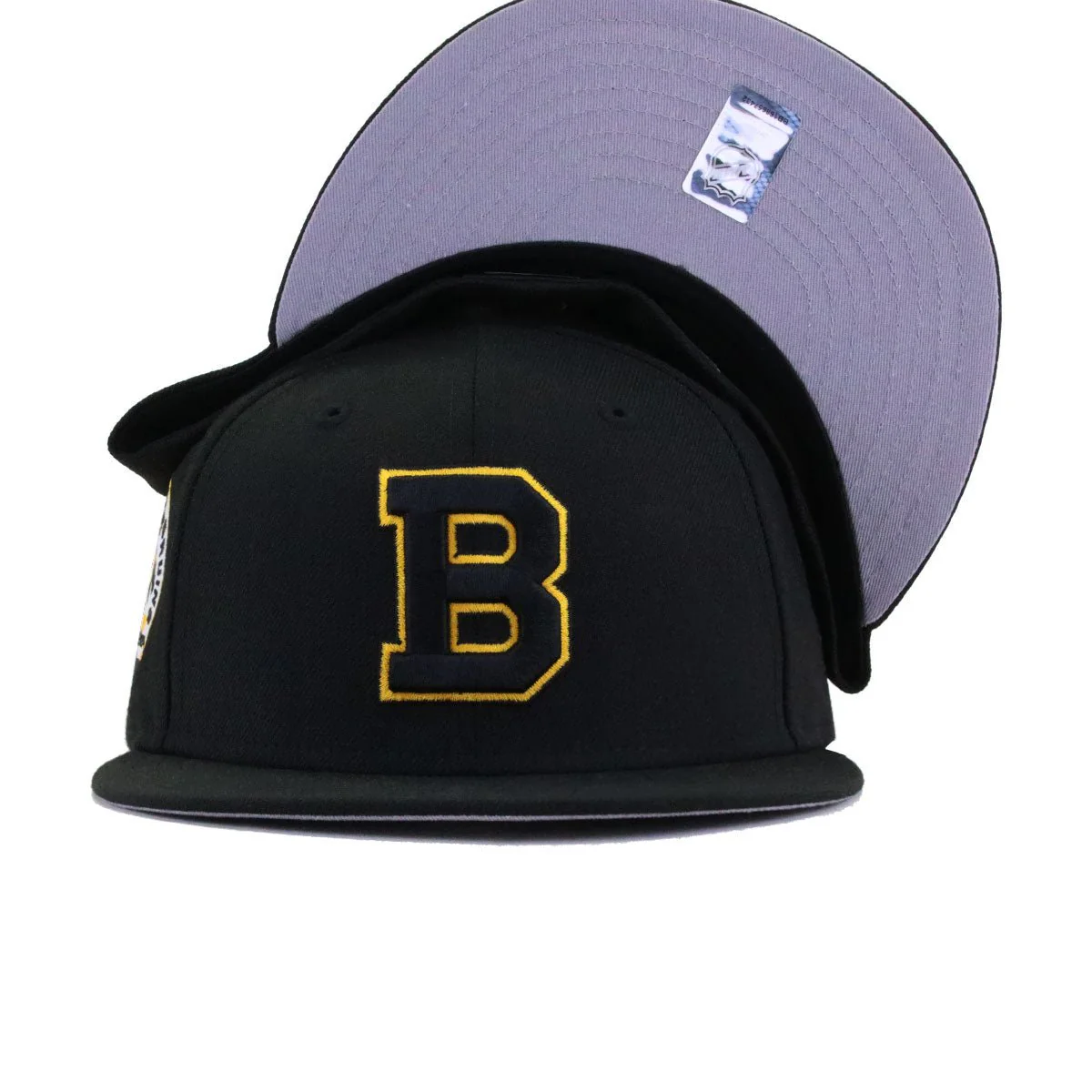 Boston Bruins Black 50th Anniversary New Era 59Fifty Fitted - Image 4