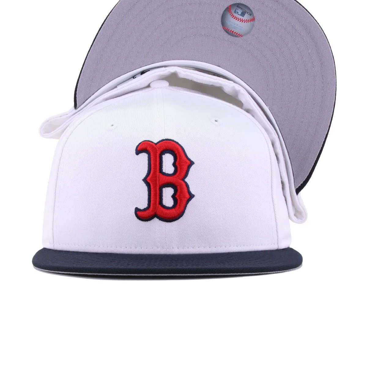 Boston Red Sox White Navy 1997 New Era 59Fifty Fitted - Image 4