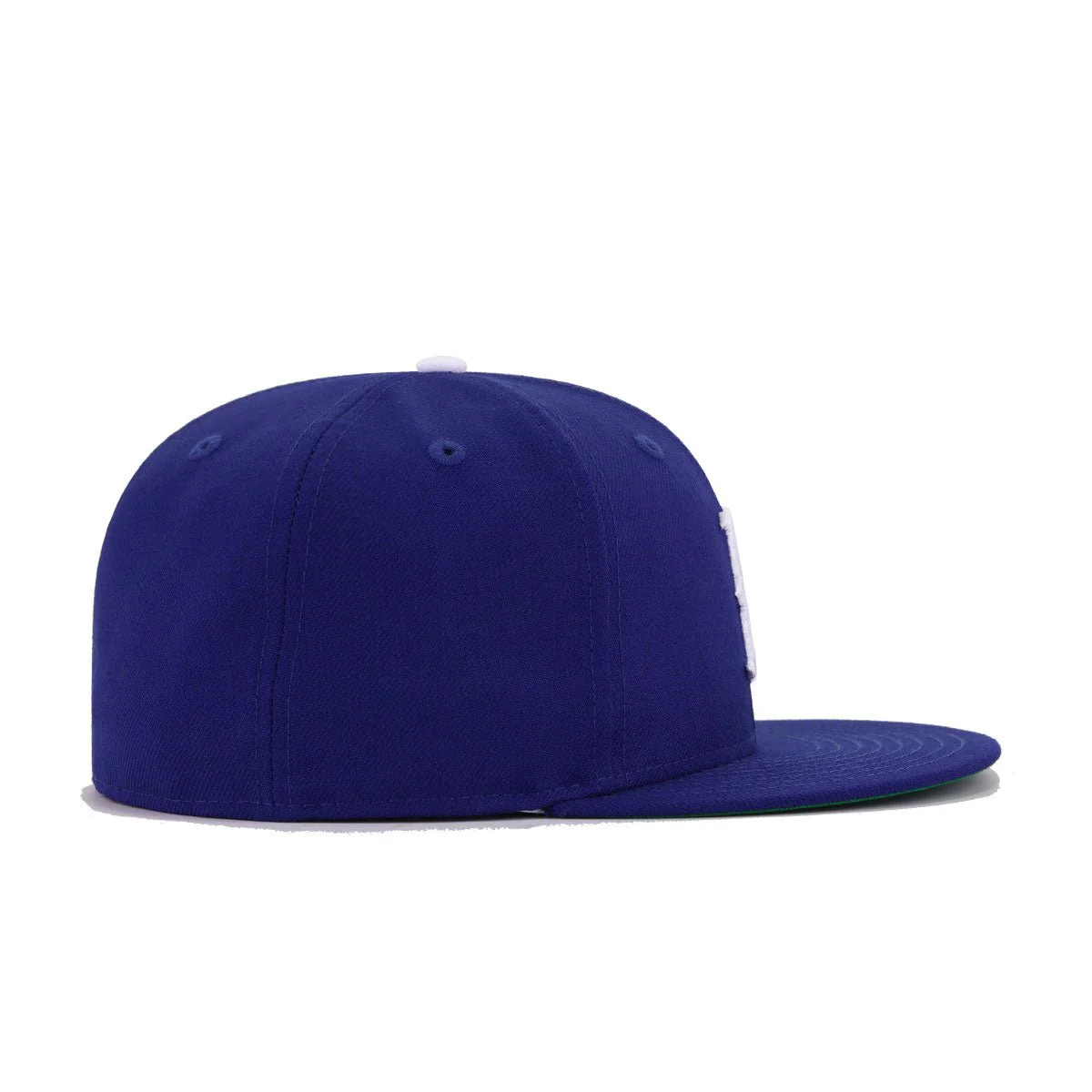Brooklyn Dodgers Dark Royal Blue 1955 World Series Cooperstown Green Bottom New Era 59Fifty Fitted - Image 3