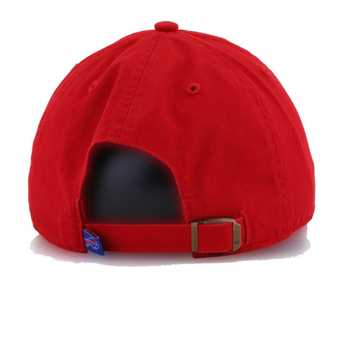 Buffalo Bills Front Door Red 47 Brand Clean Up Dad Hat - Image 4
