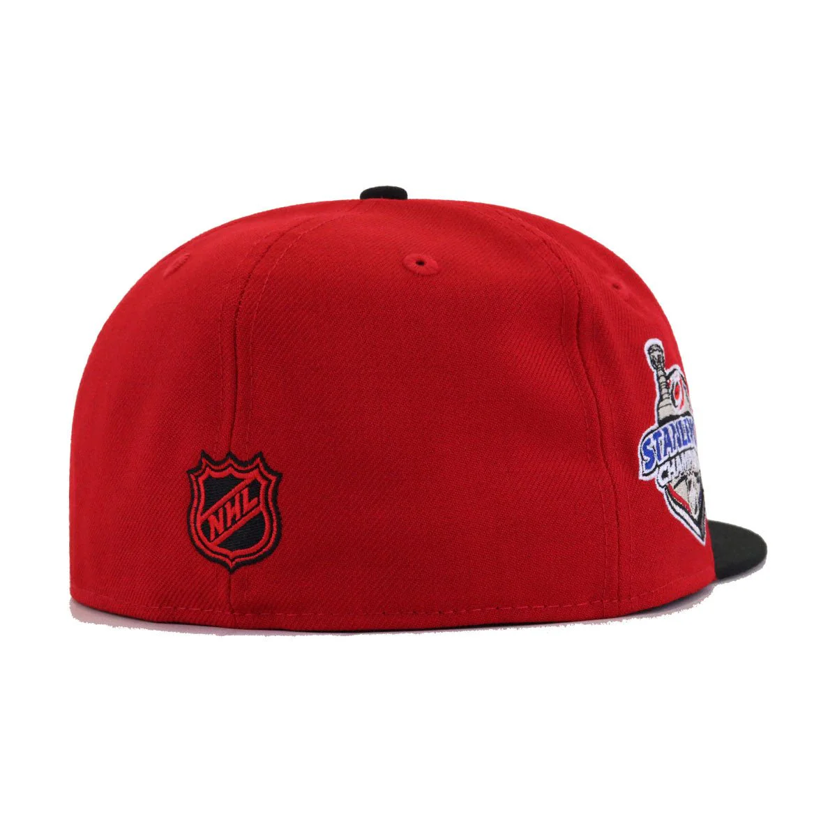 Carolina Hurricanes Scarlet Black 2006 Stanley Cup Champions New Era 59Fifty Fitted - Image 3