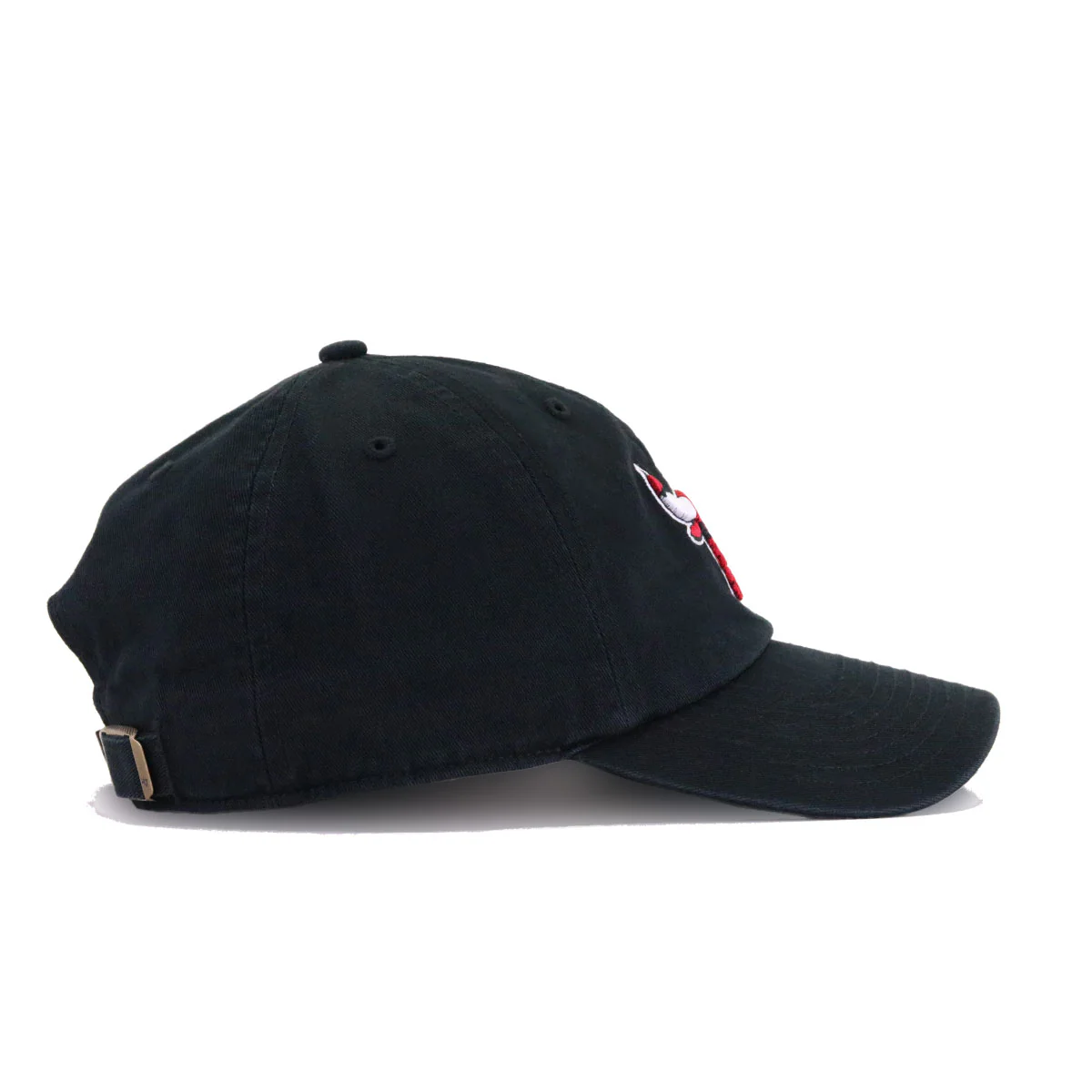 Chicago Bulls Black 47 Brand Clean Up Dad Hat - Image 3