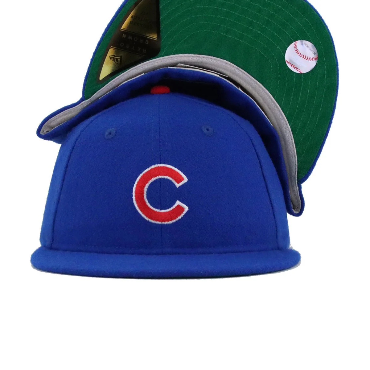 Chicago Cubs FEAR OF GOD Light Royal Blue Historic New Era 59Fifty Retro Crown Fitted - Image 4