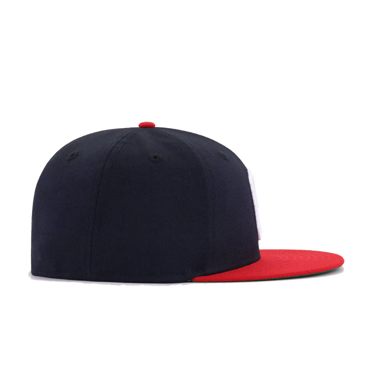 Cleveland Indians Navy Scarlet 1920 World Series Cooperstown Green Bottom New Era 59Fifty Fitted - Image 3