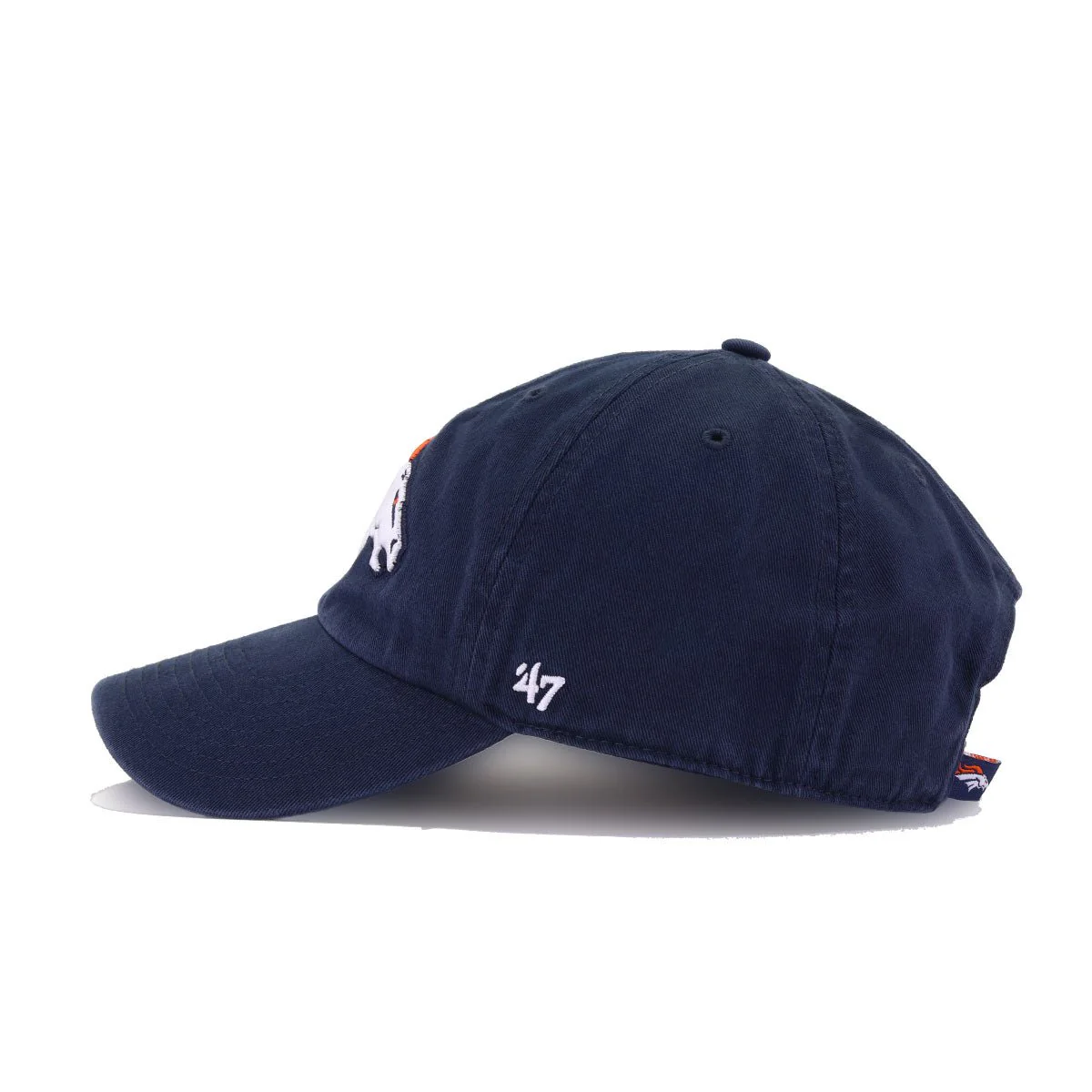 Denver Broncos Navy 47 Brand Clean Up Dad Hat - Image 2
