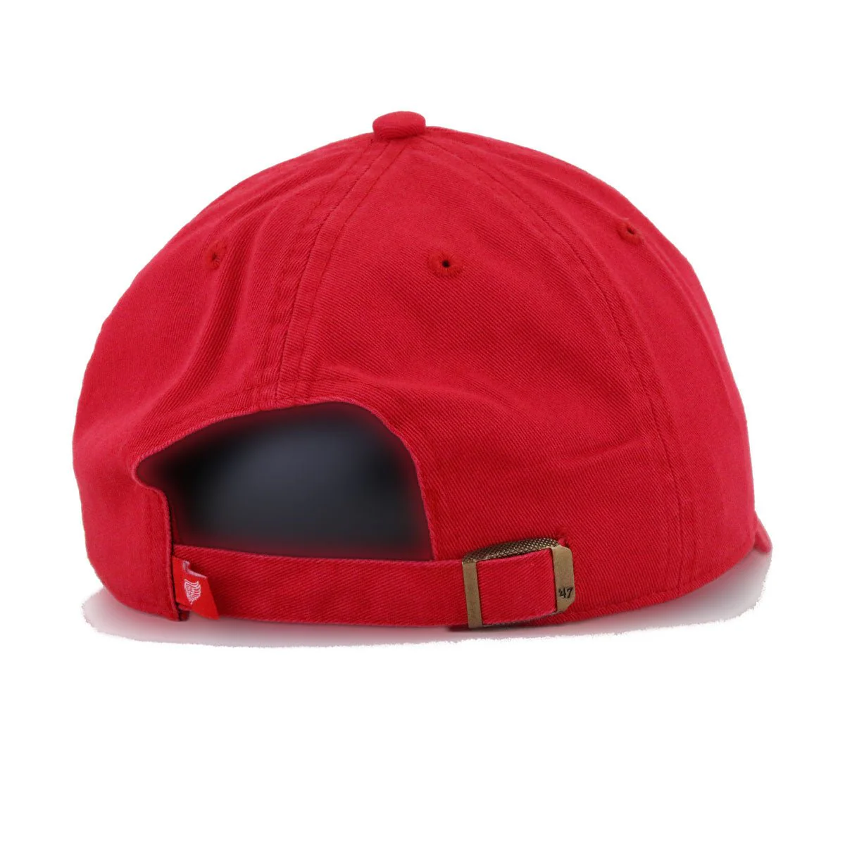 Detroit Red Wings Scarlet 47 Brand Clean Up Dad Hat - Image 4