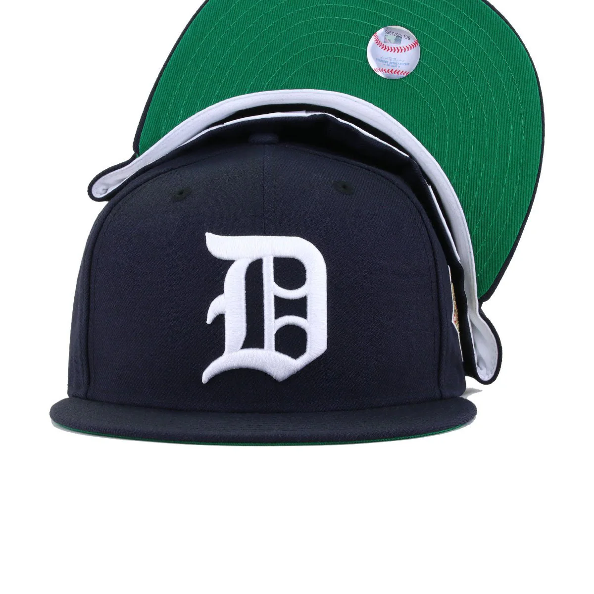 Detroit Tigers Navy 1945 World Series Cooperstown Green Bottom New Era 59Fifty Fitted - Image 4
