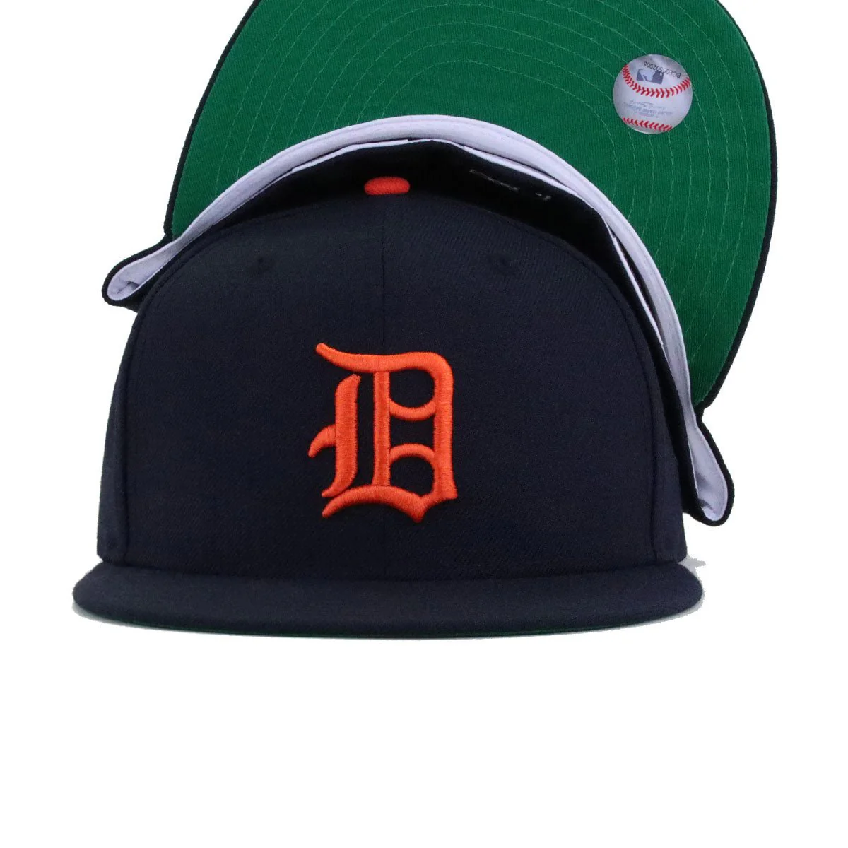 Detroit Tigers Navy 1947 Green Bottom New Era 59Fifty Fitted - Image 4
