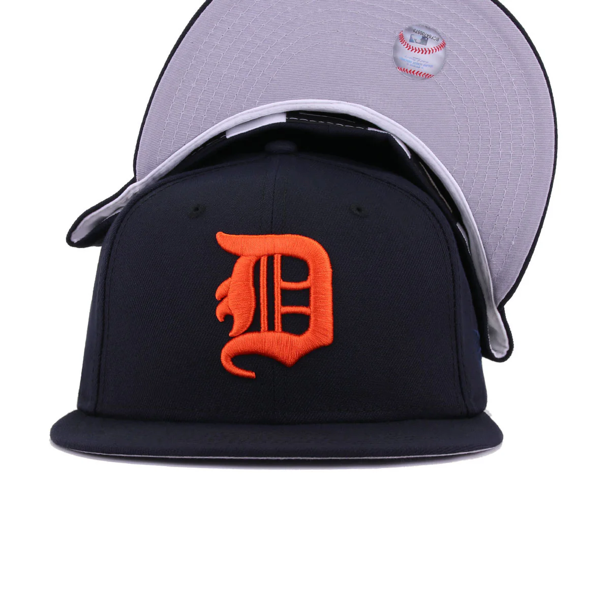 Detroit Tigers Navy Fat D New Era 59Fifty Fitted - Image 4