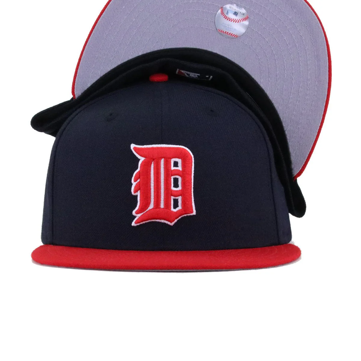 Detroit Tigers Navy Scarlet 2006 New Era 59Fifty Fitted - Image 4