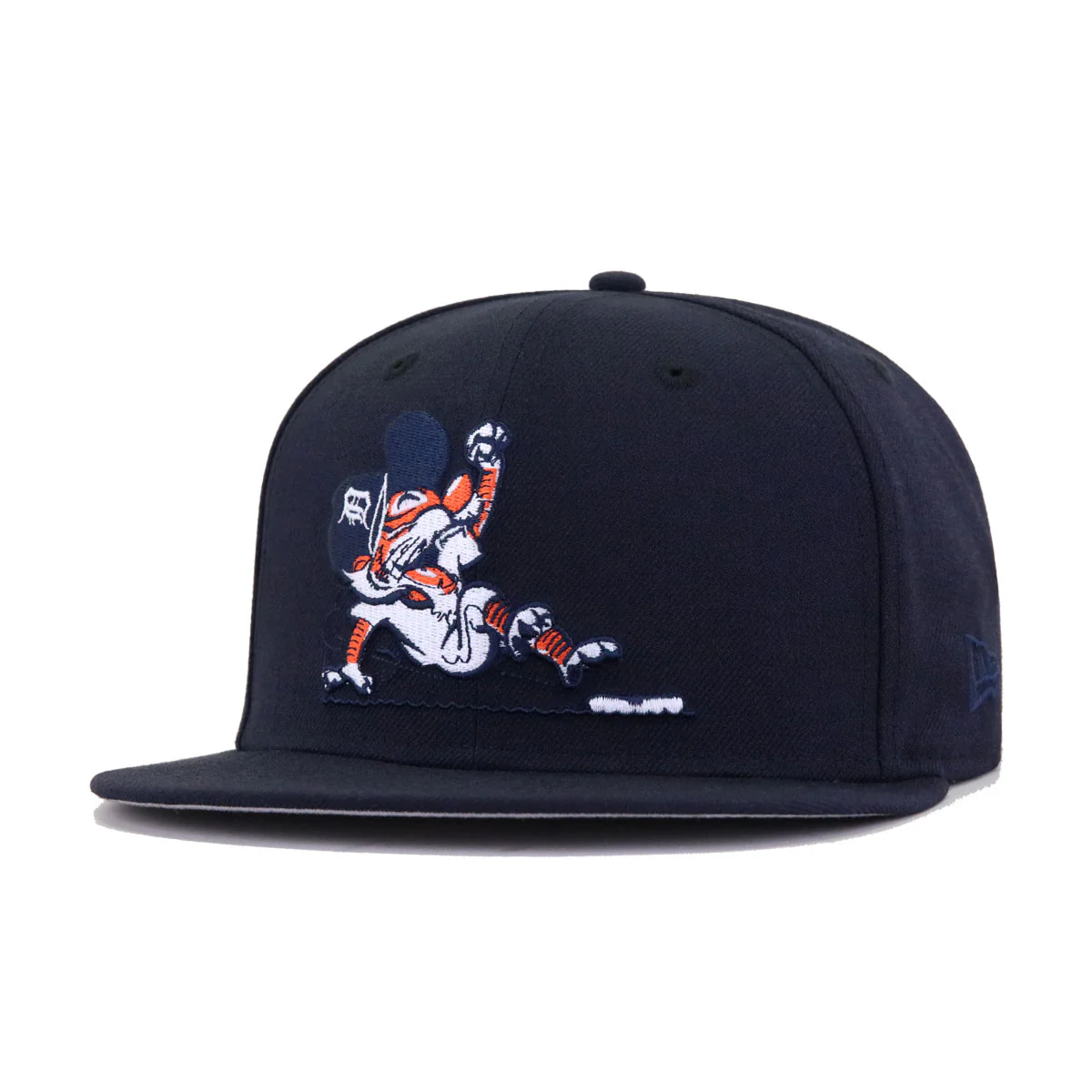 Detroit Tigers Navy SLIPPERY KITTY New Era 59Fifty Fitted