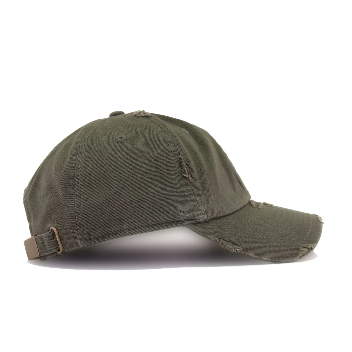 Distressed Olive KBEthos Vintage Dad Hat - Image 3