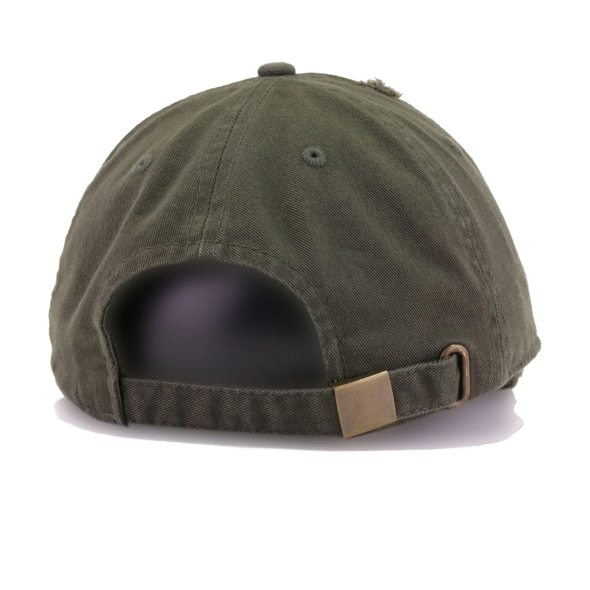 Distressed Olive KBEthos Vintage Dad Hat - Image 4