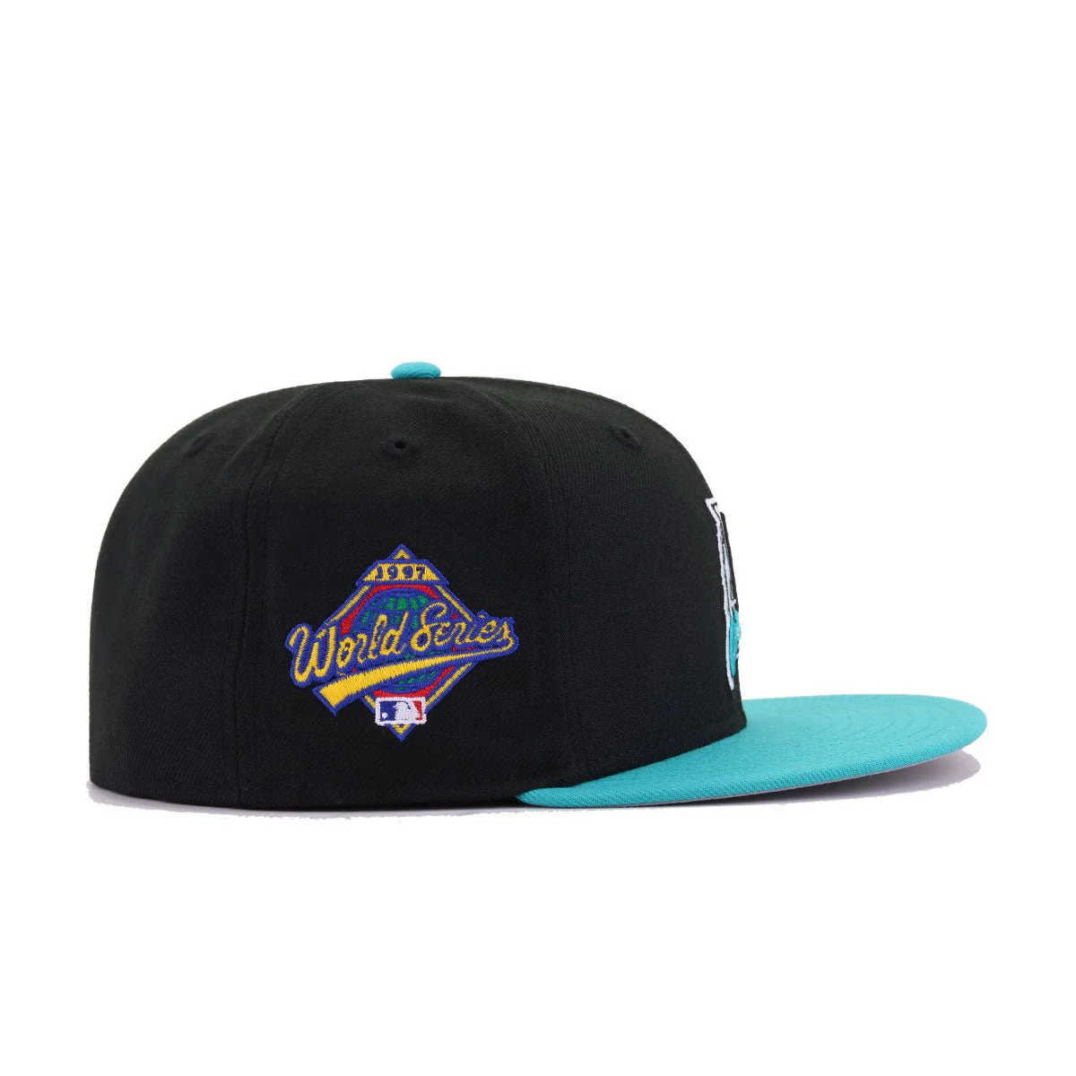 Florida Marlins Black Teal 1997 World Series New Era 59Fifty Fitted - Image 2
