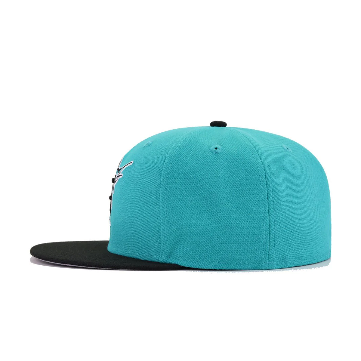 Florida Marlins Teal Black Cooperstown AC New Era 59Fifty Fitted - Image 3