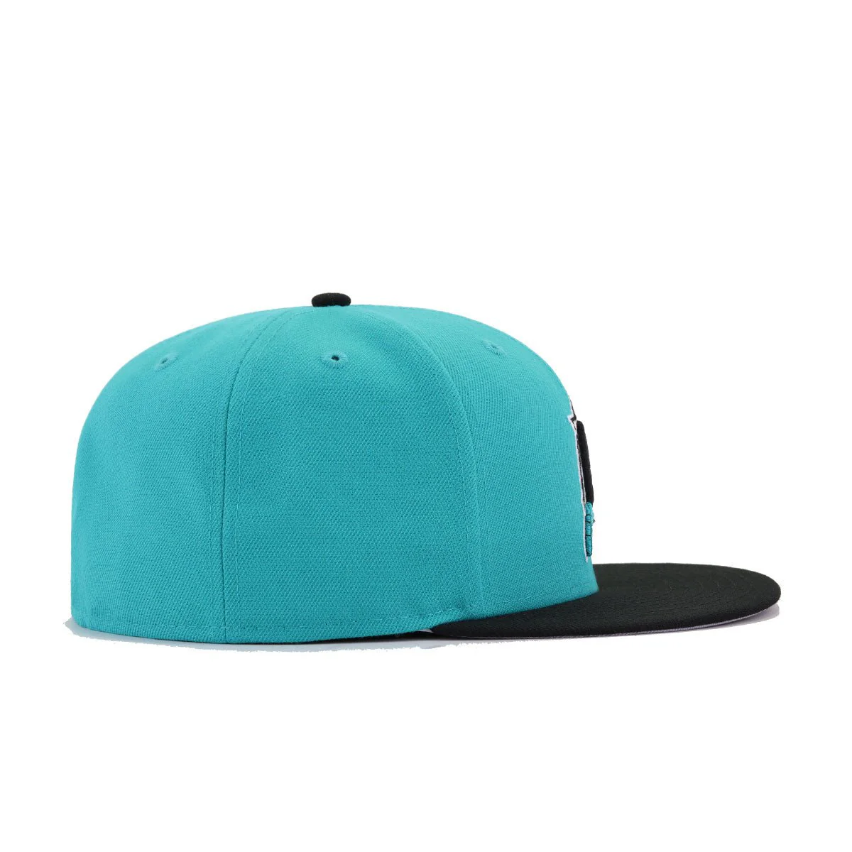 Florida Marlins Teal Black Cooperstown AC New Era 59Fifty Fitted - Image 4