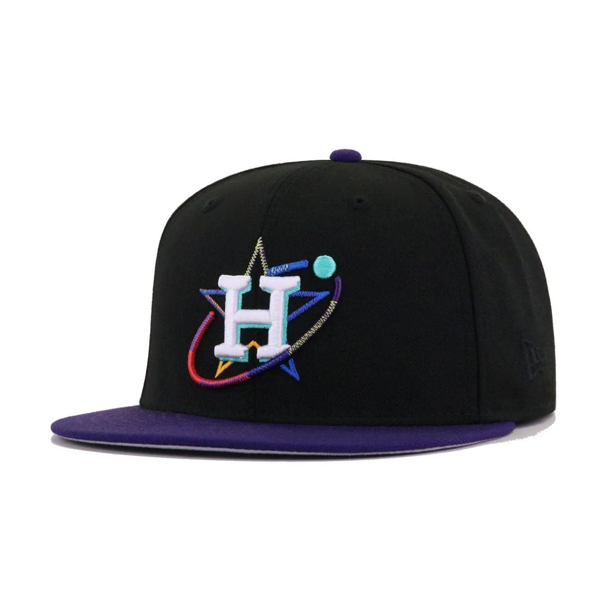 Houston Astros Black Purple ORION New Era 59Fifty Fitted