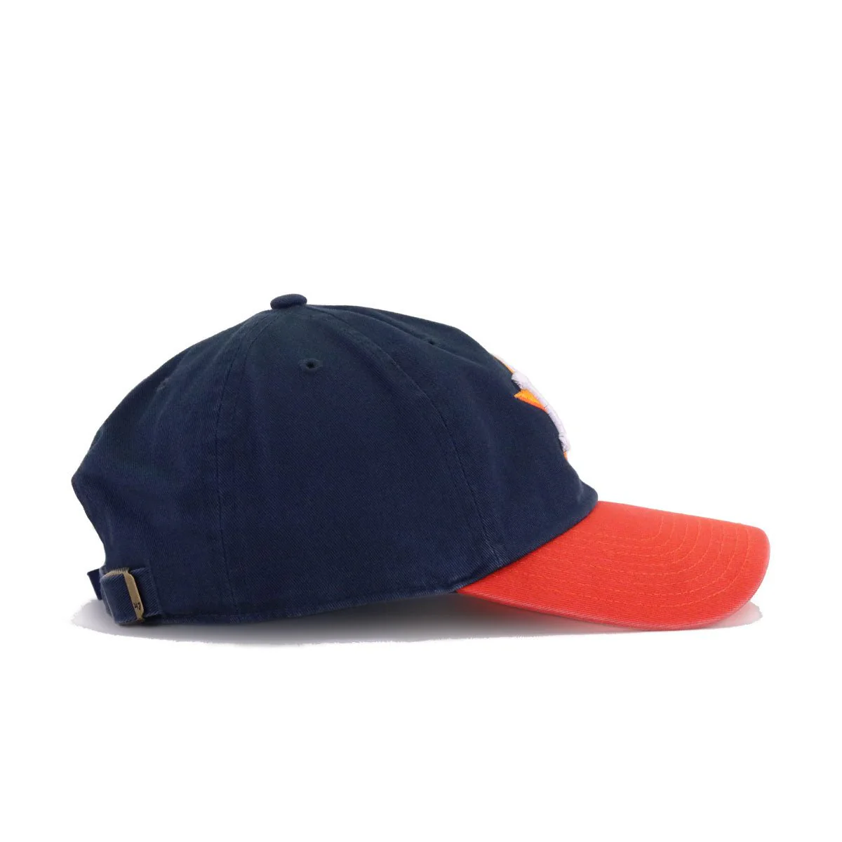 Houston Astros Navy Orange 47 Brand Clean Up Dad Hat - Image 3