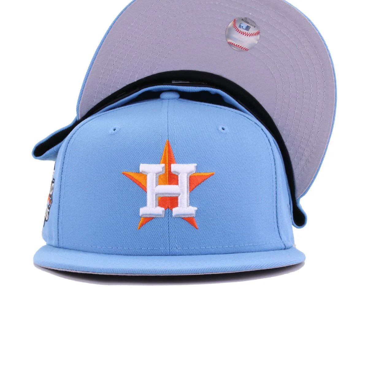 Houston Astros Sky Blue 2022 World Series New Era 59Fifty Fitted - Image 5