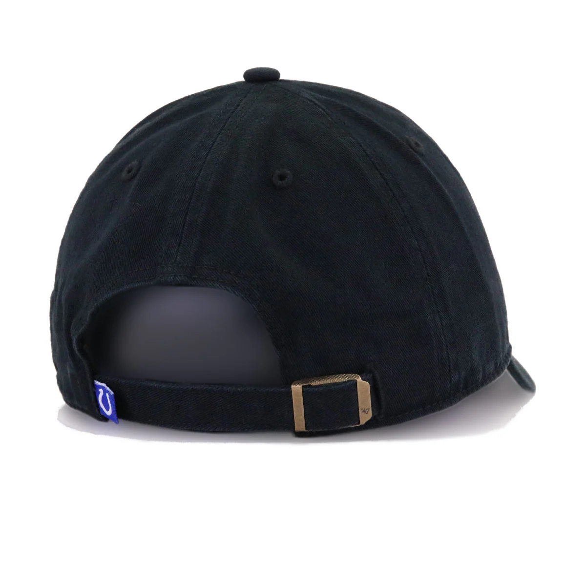 Indianapolis Colts Black 47 Brand Clean Up Dad Hat - Image 4
