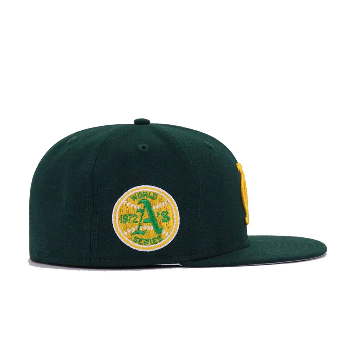 Kansas City Athletics Dark Green 1972 World Series New Era 59Fifty Fitted - Image 2