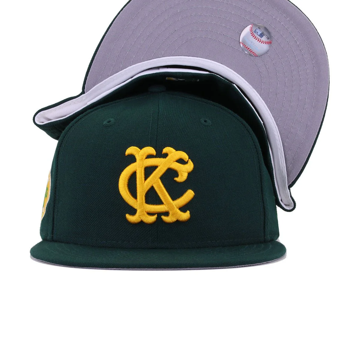 Kansas City Athletics Dark Green 1972 World Series New Era 59Fifty Fitted - Image 5