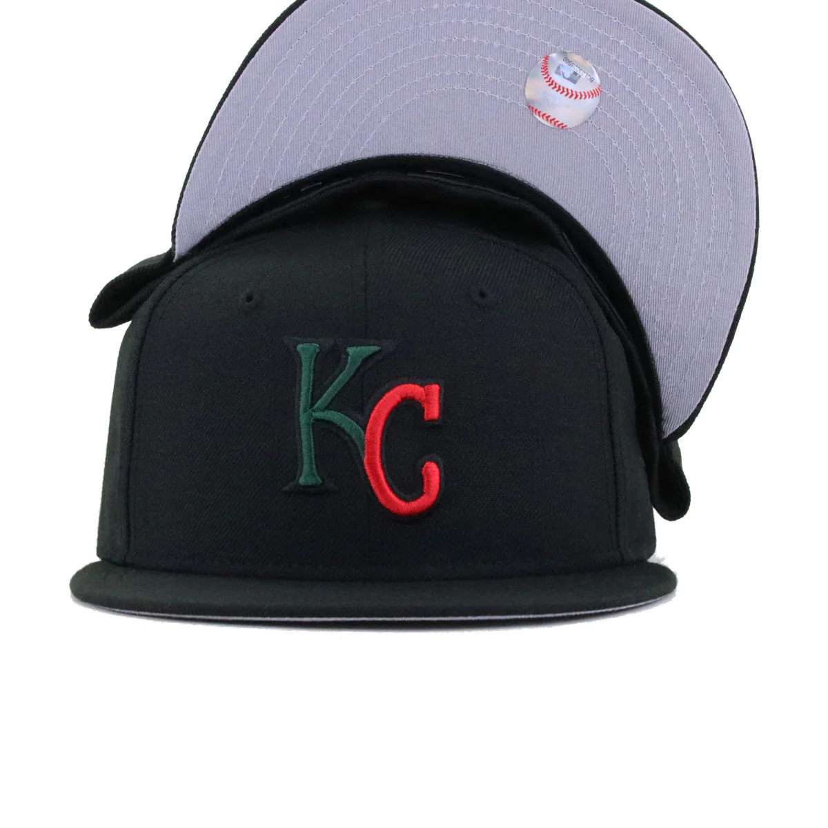 Kansas City Royals Black STOP AND GO New Era 59Fifty Fitted - Image 4