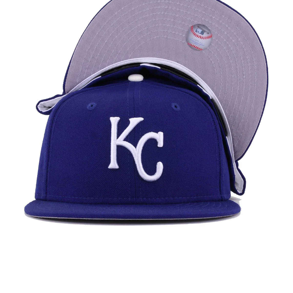 Kansas City Royals Dark Royal Blue Cooperstown AC New Era 59Fifty Fitted - Image 5