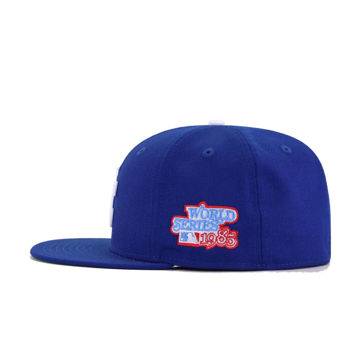 Kansas City Royals Light Royal Blue 1985 World Series Cooperstown Green Bottom New Era 59Fifty Fitted - Image 2