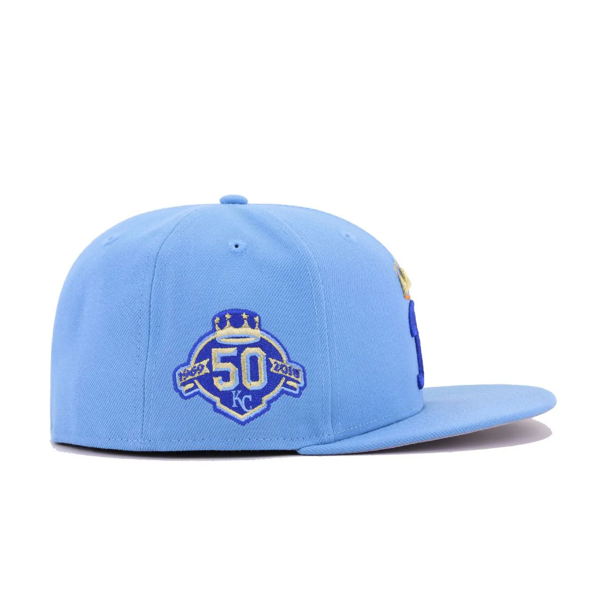 Kansas City Royals Sky Blue Alternate 50th Anniversary New Era 59Fifty Fitted - Image 2