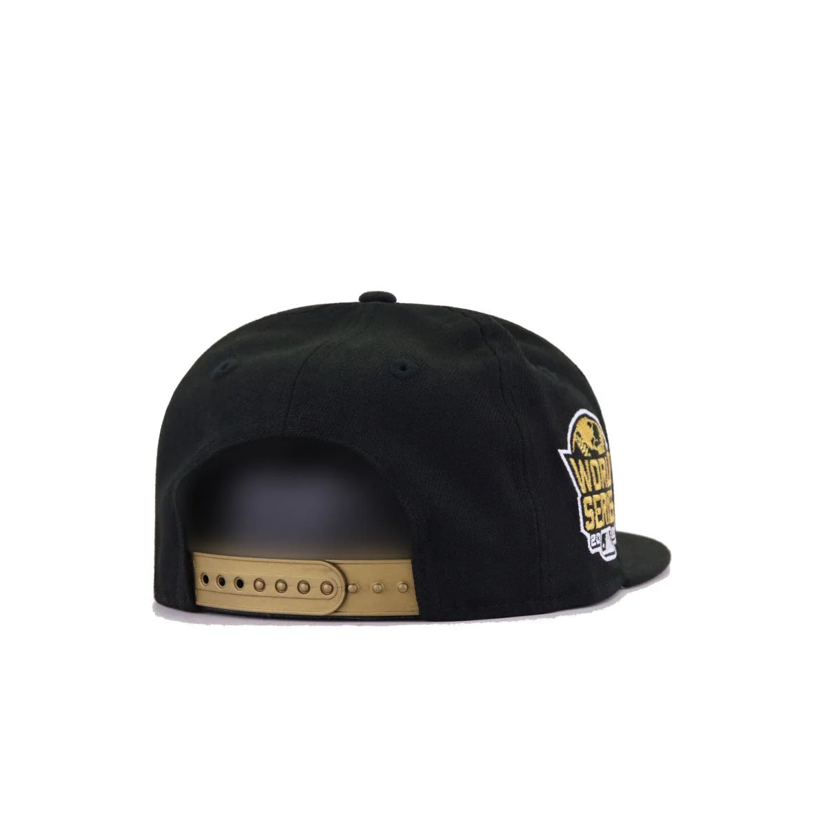 KIDS Atlanta Braves Black Metallic Gold 2021 World Series New Era K9Fifty Snapback - Image 3