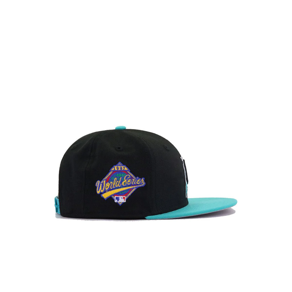 KIDS Florida Marlins Black Teal 1997 World Series New Era K9Fifty Snapback - Image 2