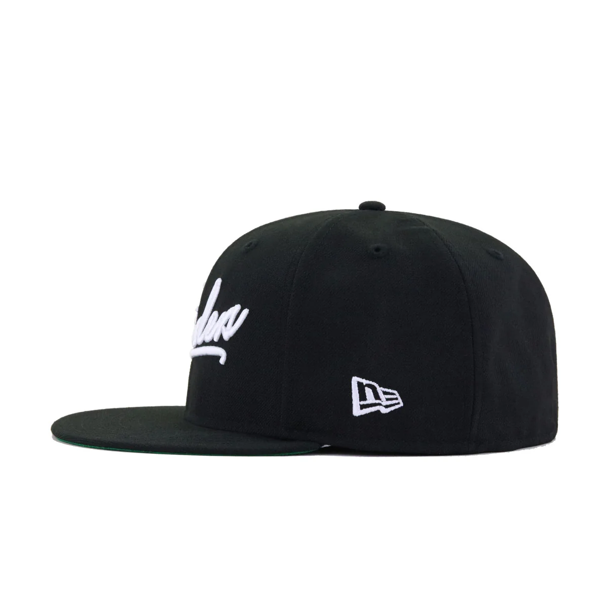 Las Vegas Raiders Black Script Green Bottom New Era 59Fifty Fitted - Image 3