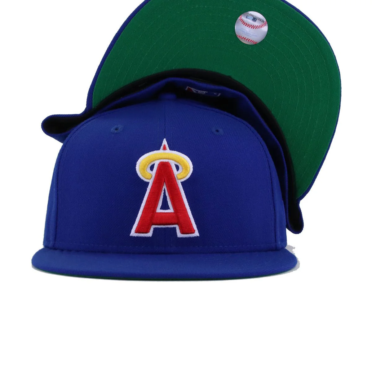 Los Angeles Angels Light Royal Blue 1989 Green Bottom New Era 59Fifty Fitted - Image 2